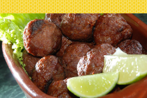 bolinho de carne moída